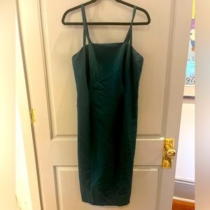 Hunter Green Midi Dress